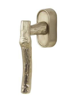 TRONCO - Bronze window handle on rose by GIARA ART DESIGN-BRONZE - view 3
